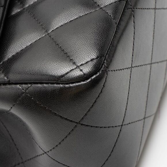 Chanel Lambskin Classic Jumbo Double Flap Bag - Picture 10 of 14